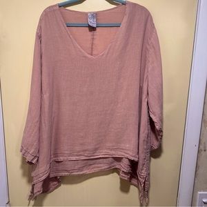 Linen Top made in USA 2X